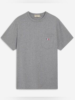 Maison Kitsuné Tricolor Fox Patch Classic Pocked Tee-shirt